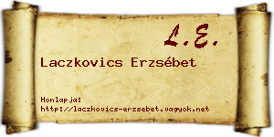 Laczkovics Erzsébet névjegykártya
